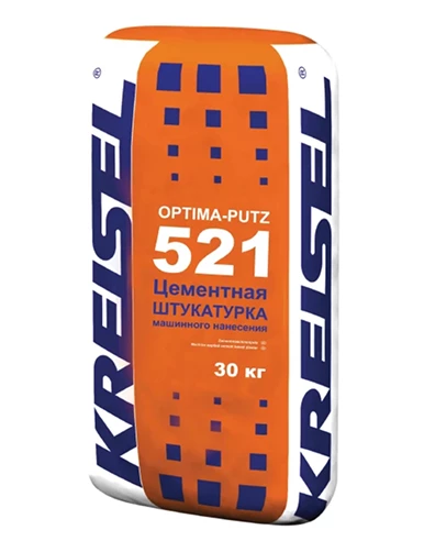 Цементная штукатурка машинного нанесения OPTIMA-PUTZ 521