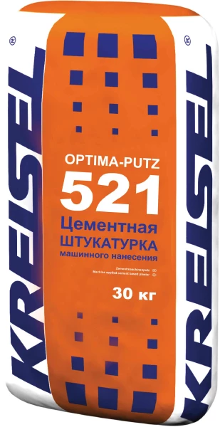 Цементная штукатурка машинного нанесения OPTIMA-PUTZ 521